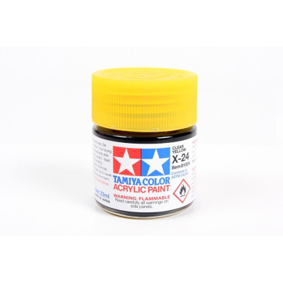 81024 X-24 Clear Yellow gloss Tamiya Color Acrylic Paint 23ml