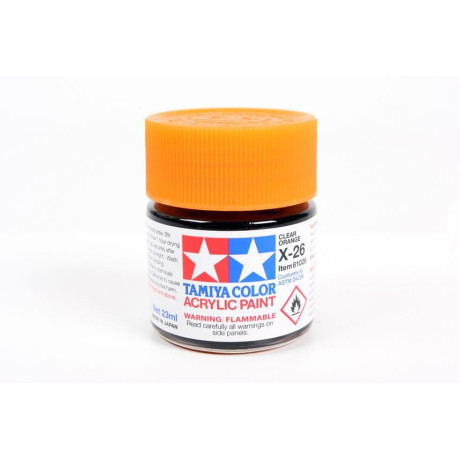 81026 X-26 Clear Orange gloss Tamiya Color Acrylic Paint 23ml