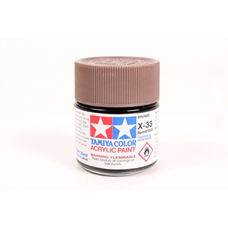 81033 X-33 Bronze gloss Tamiya Color Acrylic Paint 23ml