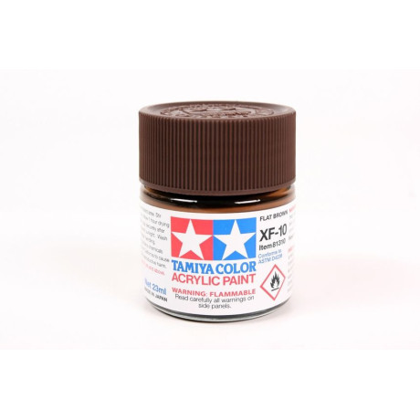 81310 XF-10 Flat Brown Tamiya Color Acrylic Paint 23ml