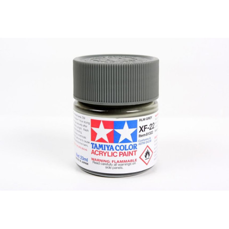 81322 XF-22 Flat Grey Tamiya Color Acrylic Paint 23ml
