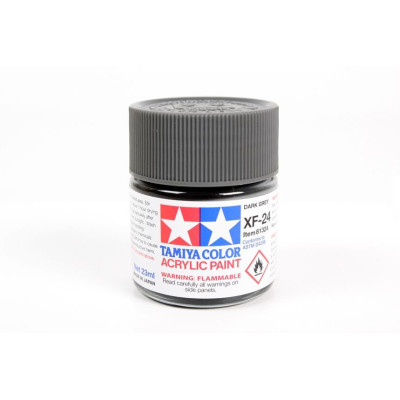 81324 XF-24 Flat Dark Grey Tamiya Color Acrylic Paint 23ml