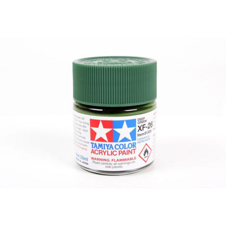 81326 XF-26 Flat Deep Green Tamiya Color Acrylic Paint 23ml