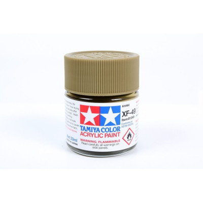 81349 XF-49 Flat Khaki Tamiya Color Acrylic Paint 23ml