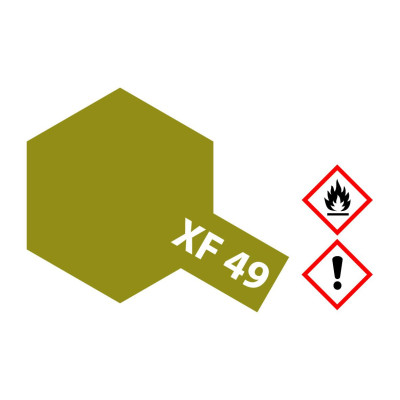 81349 XF-49 Flat Khaki Tamiya Color Acrylic Paint 23ml