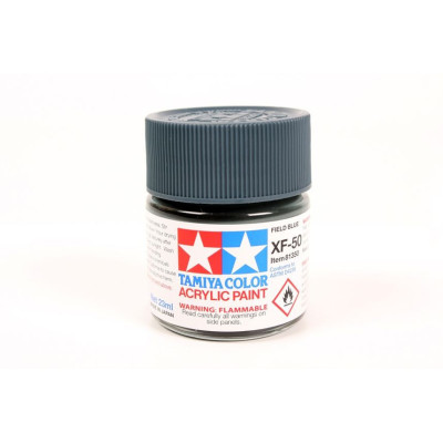 81350 XF-50 Flat Field Blue Tamiya Color Acrylic Paint 23ml