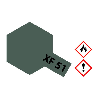 81351 XF-51 Flat Khaki Drab Tamiya Color Acrylic Paint 23ml