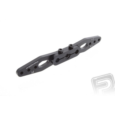 Servo páka 89mm oboustranná 24zubů (černá), pro serva H