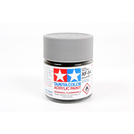 81354 XF-54 Flat Dark Sea Grey Tamiya Color Acrylic Paint 23ml