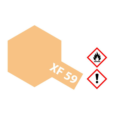 81359 XF-59 Flat Desert Yellow Tamiya Color Acrylic Paint 23ml