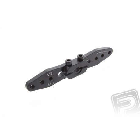 Servo páka 63,5mm oboustranná 24zubů(černá), pro serva H