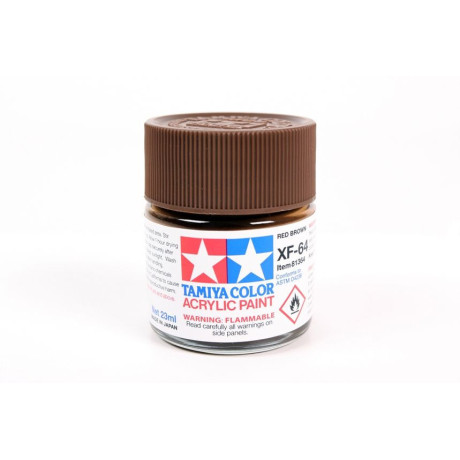 81364 XF-64 Flat Red Brown Tamiya Color Acrylic Paint 23ml