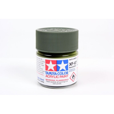 81367 XF-67 Flat NATO Green Tamiya Color Acrylic Paint 23ml