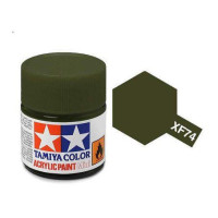 81774 XF-74 Flat JGSDF Olive Drab Tamiya Color Acrylic Paint 10ml
Odtieň XF-74 JGSDF olivová nevýrazná matná