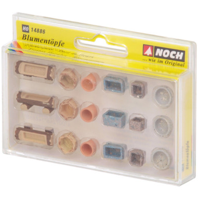 Kvetináče 18 ks  NO14886