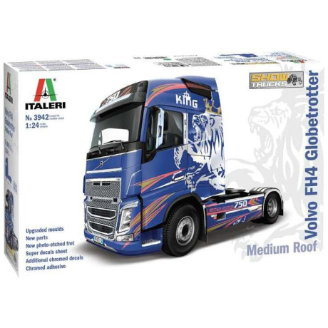 Model Kit truck 3942 - VOLVO FH4 Globetrotter Medium Roof (1:24)