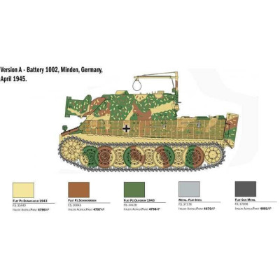 Model Kit military 6573 - 38 cm RW 61 auf STURMMORSER TIGER (1:35)