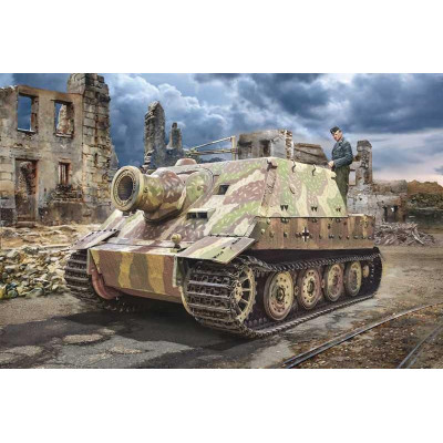 Model Kit military 6573 - 38 cm RW 61 auf STURMMORSER TIGER (1:35)
