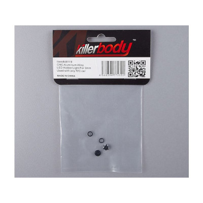 Killerbody držák LED 3mm hliníkový černý