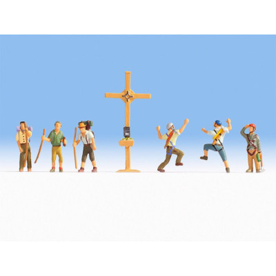 Horolezci a kríž NO15874