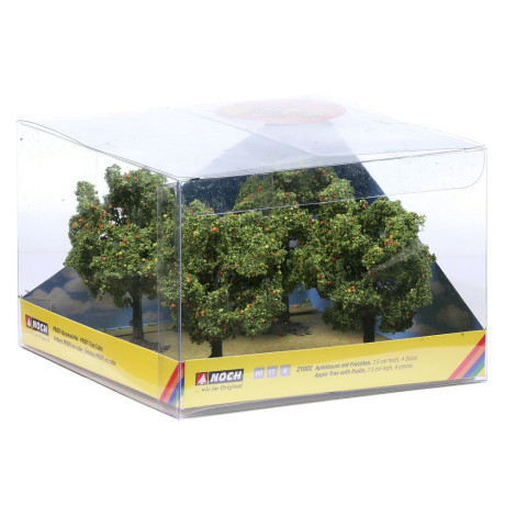 Jablone s jablkami, 4 ks,  7,5 cm  NO21002