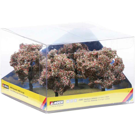 Ovocné stromy, kvitnúce, 4 ks,  8 cm  NO21003