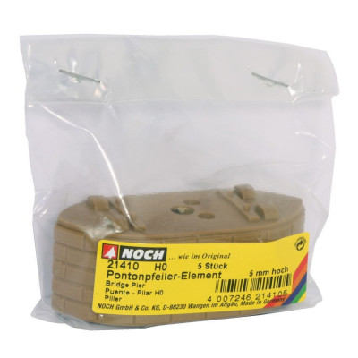 Piliere mostu, 5 mm, 5 ks  NO21410