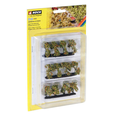 Plantážové stromčeky s jablkami, 3,5 cm, 12ks  NO21532