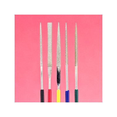 Modelcraft diamantové jehlové pilníky s rukojetí (5ks)