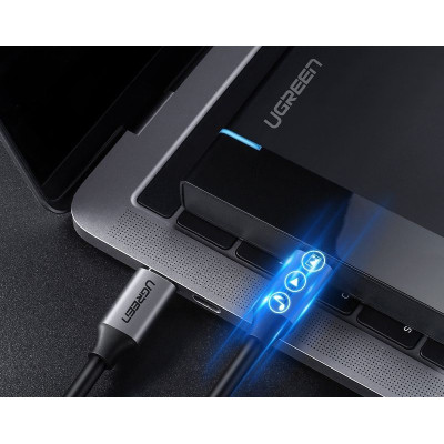 UGREEN USB-C propojovací kabel 1m, šedý