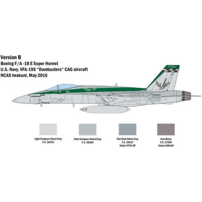 Model Kit letadlo 2791 - F/A-18 E SUPER HORNET (1:48)