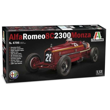 Model Kit auto 4706 - ALFA ROMEO 8C 2300 Monza (1:12)