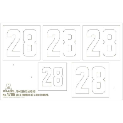 Model Kit auto 4706 - ALFA ROMEO 8C 2300 Monza (1:12)