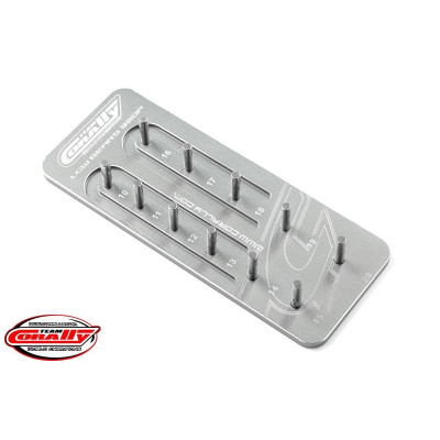 Hliníkový držák pastorků 32DP/3,17mm hřídel (pro jedenáct pastorků)