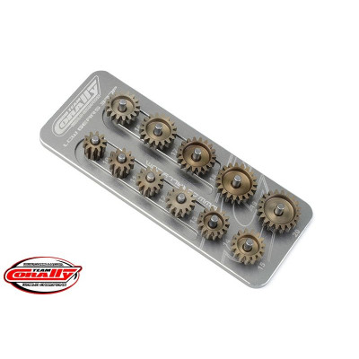 Hliníkový držák pastorků 32DP/3,17mm hřídel (pro jedenáct pastorků)