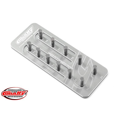 Hliníkový držák pastorků 32DP/5,0mm hřídel (pro jedenáct pastorků)