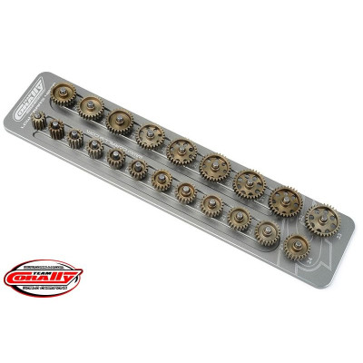 Hliníkový držák pastorků 48DP/3,17mm hřídel (pro jednadvacet pastorků)