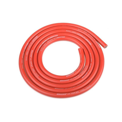 Silikonový kabel 4,5qmm, 12AWG, 1metr, červený