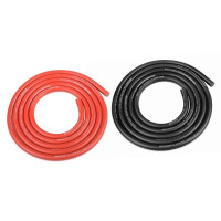 Super Flex 12AWG (3,30 mm2) szilikon kábel szilikon szigeteléssel, fekete és piros színben. A mindössze 0,05 mm átmérőjű 1731 huzalból áll. Ezért a kábel rendkívül rugalmas. Külső átmérője 4,5 mm, hossza 2x 1 m. A kábel kisebb ellenállással rendelkezik, mivel a vezetékek között kisebb légrések vannak. A huzalok ónozottak az oxidáció megakadályozása és nem utolsósorban a könnyű forrasztás érdekében. NÉMETORSZÁGI GYÁRTÁS