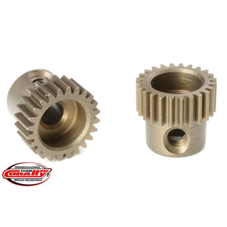 Ocelový tvrzený pastorek 24 zubů (modul 64DP)