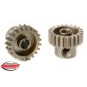 Rövid változat, anyaga edzett acél, 21 fog, fogmodul 48DP. 3,17 mm (1/8 in) átmérőjű motortengelyhez.                                                                                                                                  A TEAM CORALLY fogaskerekek marással készülnek, majd edzettek a nagy pontosságú fogaskerekek biztosítása érdekében. Minden TEAM CORALLY fogaskerék az EU-ban készül.