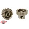 Rövid változat, anyaga edzett acél, 22 fog, fogmodul 48DP. 3,17 mm (1/8 in) átmérőjű motortengelyhez.                                                                                                                                  A TEAM CORALLY fogaskerekek marással készülnek, majd edzettek a nagy pontosságú fogaskerekek biztosítása érdekében. Minden TEAM CORALLY fogaskerék az EU-ban készül.