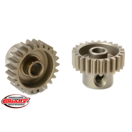 Ocelový tvrzený pastorek 23 zubů (modul 48DP)