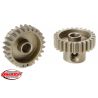 Rövid változat, anyaga edzett acél, 25 fog, fogmodul 48DP. 3,17 mm (1/8 in) átmérőjű motortengelyhez.                                                                                                                                  A TEAM CORALLY fogaskerekek marással készülnek, majd edzettek a nagy pontosságú fogaskerekek biztosítása érdekében. Minden TEAM CORALLY fogaskerék az EU-ban készül.