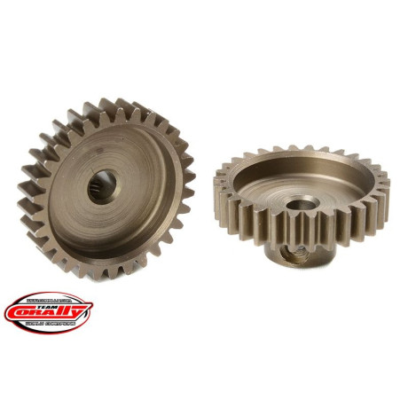 Ocelový tvrzený pastorek 30 zubů (modul 0,6)