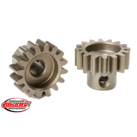 Ocelový tvrzený pastorek 16 zubů (modul M1.0)