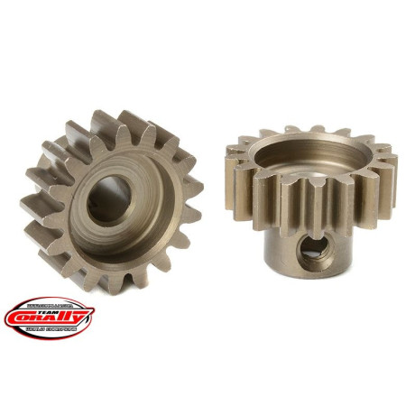 Ocelový tvrzený pastorek 17 zubů (modul M1.0)