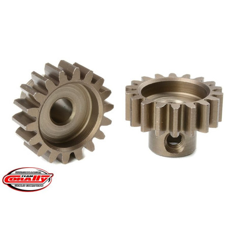 Ocelový tvrzený pastorek 18 zubů (modul M1.0)