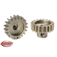 Rövid változat, anyaga edzett acél, 19 fog, fogmodul M1.0. 5,0 mm átmérőjű motortengelyhez.                                                                                                                               A TEAM CORALLY fogaskerekek marással készülnek, majd edzettek, ami nagy fogaskerék pontosságot biztosít. Minden TEAM CORALLY fogaskerék az EU-ban készül.