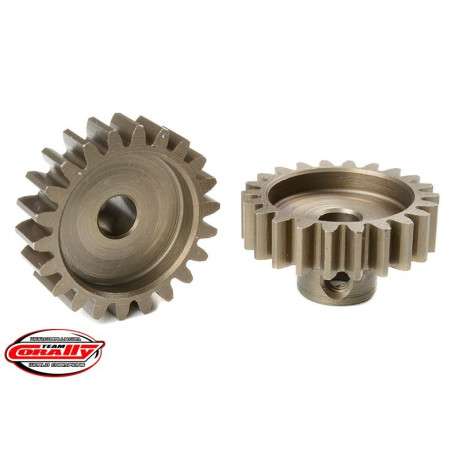 Ocelový tvrzený pastorek 22 zubů (modul M1.0)